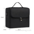 Custom logo waterproof Bathroom Makeup Case Multi-layer double opening Makeup bag Brush Organizer Boxes Cosmetic Bag With Handle